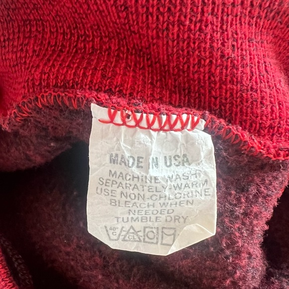 Vintage 80s 90s Christmas Tree Crewneck Sweatshirt Made in USA - Picture 3 of 10